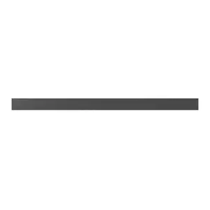 Plinthe "Dorice" anthracite mat - l. 2.4m x - h. 15cm