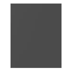 Finition caisson bas gauche "Dorice" anthracite mat - l. 57 x h. 72cm