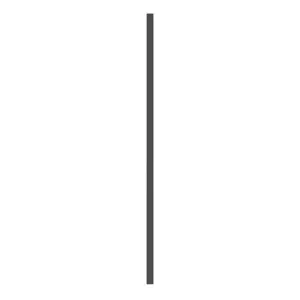 Fileur d'angle haut "Dorice" anthracite mat - h. 71.5cm