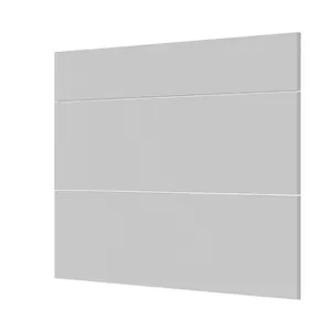 Façade 1 tiroir + 2 casseroliers 100cm Adèle gris mat - L. 99.7 x H. 71.5cm