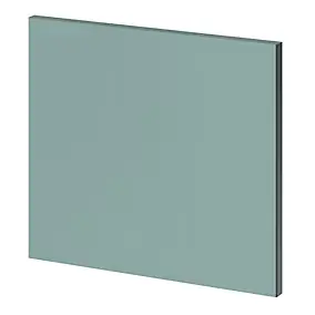 Côté de remplacement pour hotte Goodhome Stevia vert mat H. 32 cm x l. 36 cm x Ep. 18 mm