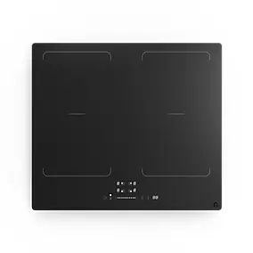 Plaque de cuisson induction 4 foyers GoodHome coloris noir l.59 x P.52 x H.6 cm