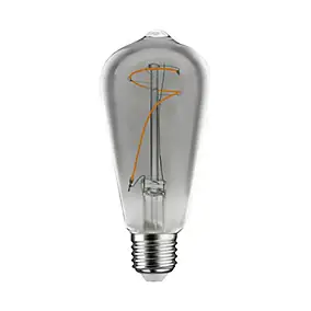 Ampoule LED à filament ST64 Transparent E27 100 lm 3.8 W Blanc chaud Diall