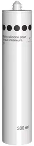 Mastic silicone 300 ML blanc - cartouche