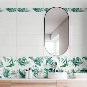 Carrelage mural "Ireina" blanc - l. 20 x L. 50 cm