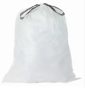 Sac poubelle vendu par 20 intérieur couleur blanc 40 L