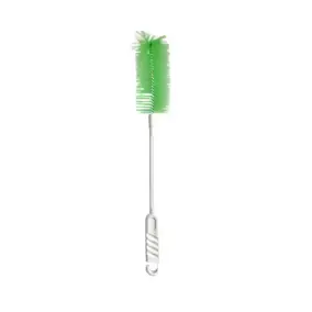 Brosse à bouteille goupillon poils rigide blanc l.5 cm