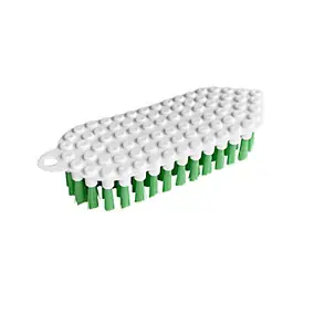 Brosse à récurer flexible poils rigide GoodHome blanc l.7cm