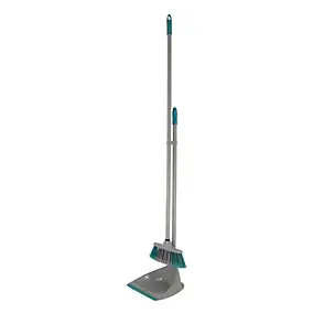 Pelle et balayette à pied poils doux GoodHome gris L.78 x l.26 cm