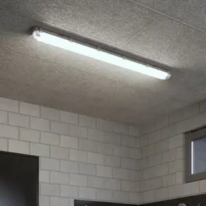 REGLETTE + 2 TUBE LED 120CM IP65 VENADO