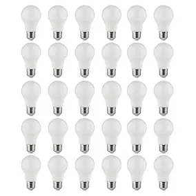 Lot 30 ampoules LED Diall E27 8W 806lm blanc chaud