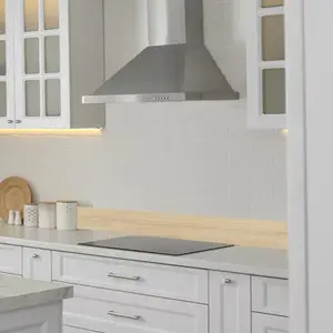 Crédence effet bois clair L.240 x H.20 cm x Ep. 8 mm