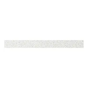 Crédence effet terrazzo blanc L.200 x H.20 cm x Ep. 8 mm