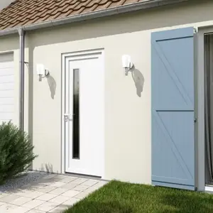 Porte entrée PVC blanc "Elen" H. 215 x l. 90 droite