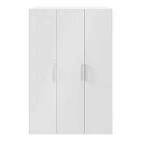 Armoire penderie portes battantes blanche GoodHome Atomia H. 225 x L. 150 x P. 60 cm