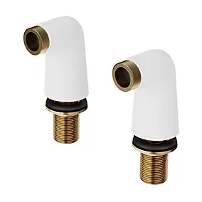 Colonnette blanc mat GoodHome vendue par 2