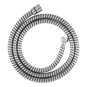 Flexible de douche PVC argent effet chromé universel 1,50 m