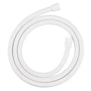 Flexible de douche PVC blanc antitorsion universel 1,75 m