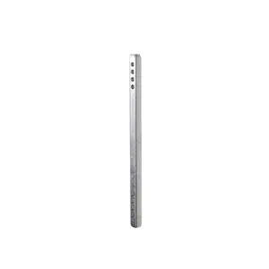 Carré pour poignée de porte percé "Edig" - H. 6 x L. 120 mm