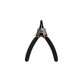 Pince à sertir circlips nez courbé 140 mm