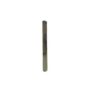Carré de poignée de porte lisse cremone acier ⌀7 mm H. 7 x L.70 mm gris