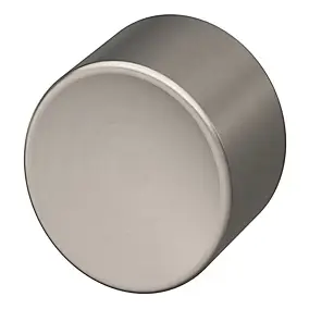 Bouton de meuble GoodHome Prat gris Ø3cm x l.3cm x h.2.8cm x p.2.8cm