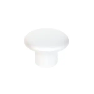 Bouton de meuble "Plastic" - Blanc - Ø 35 mm