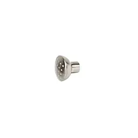 Bouton de meuble arrondi Diss effet nickel Ø2.7cm x H.2.3cm