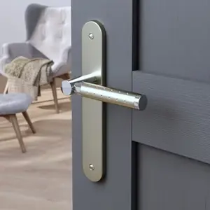 Poignée de porte "Bernice" sans trou - Entraxe 195 mm