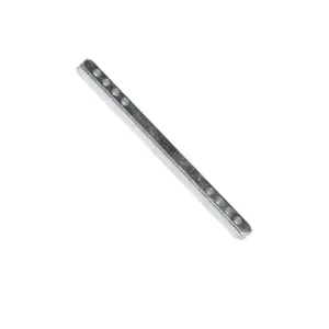 Carré pour poignée de porte percé "Edig" - H. 6 x L. 90 mm