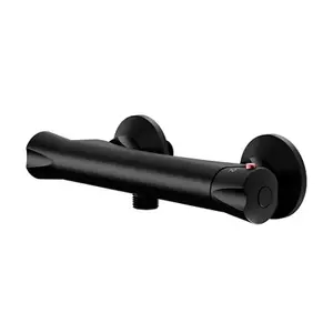 Mitigeur douche thermostatique noir "Rize"