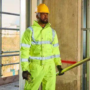 Veste de travail haute visibilité jaune taille M