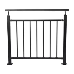 Kit balustrade noir H. 1 m x L. 1 m