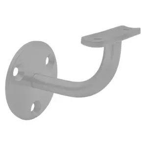 Support de main courante aluminium H. 6 cm x ⌀7 cm