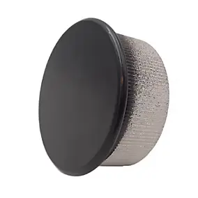 Embout de rampe d'escalier FORTIA aluminium noir