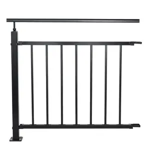 Kit balustrade noir additionnel H. 1 m x L. 100 cm