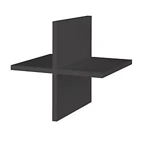 Croisillon pour étagère GoodHome Mixxit anthracite