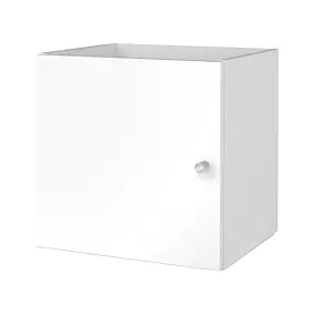 Bloc avec porte pour étagère cube GoodHome Mixxit blanc
