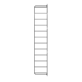 Échelle murale pour rangement modulable ouvert GoodHome Rigga noir H. 171,2 cm