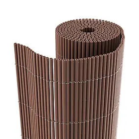 Canisse LOP PVC brun L.3 m x H.1,5 m