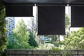 Brise vue rétractable vertical 1x2 m