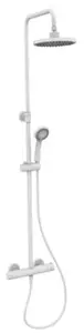 Colonne de douche thermostatique "Roris" blanche
