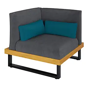 Fauteuil d'Angle Moala Acacia Goodhome