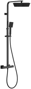 Colonne de douche thermostatique noire "Griffith"