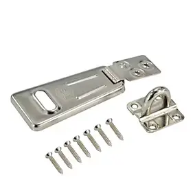 Moraillon et cadenas en acier galvanisé Moraillon Smith & Locke 90mm
