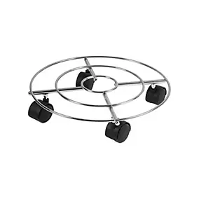 Plateau à roulettes ø30 cm charge max 60kg Diall