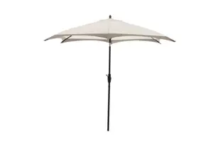 Parasol écru beige "Tilsa" - 3 m x H. 2,52 m