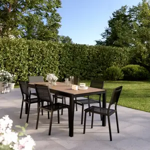 Table aluminium "Asara" extensible