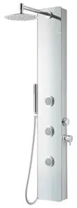 Colonne de douche hydromassante miroir