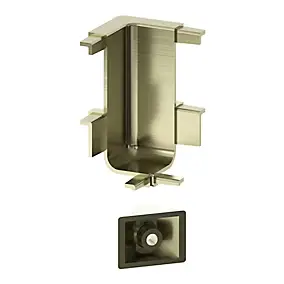Angle intérieur pour rail de plan de travail laiton Caraway Innovo GoodHome